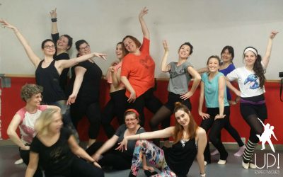 Una clase de ballet Fit y una coreo Disco en el workshop de Abril