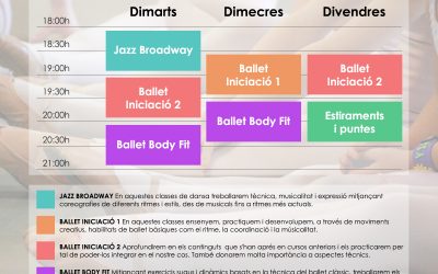 Este mes de julio no dejes de bailar con las clases de danza en verano de Up!Dansa